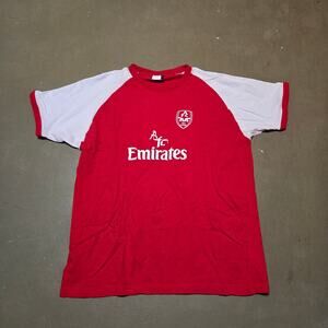 Vintage Clique Arsenal Red Short Sleeve Thierry Henry Soccer Shirt Men's Size XL